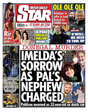 Cover of Irish Daily Star