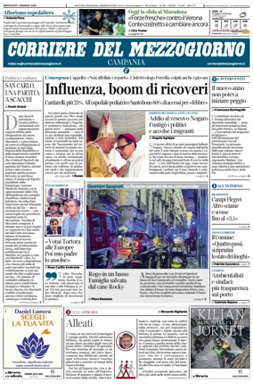 Cover of Corriere del Mezzogiorno (Campania)
