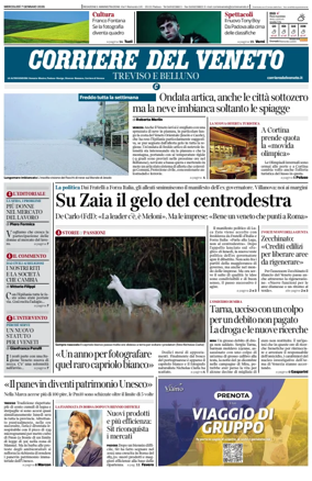 Cover of Corriere del Veneto (Treviso e Belluno)