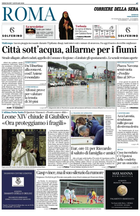 Cover of Corriere della Sera (Roma)