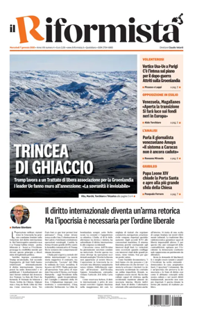 Cover of Il Riformista (Italy)