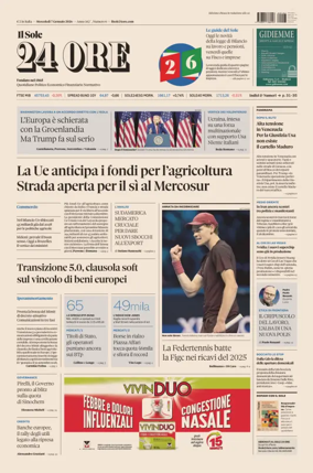 Cover of Il Sole 24 Ore