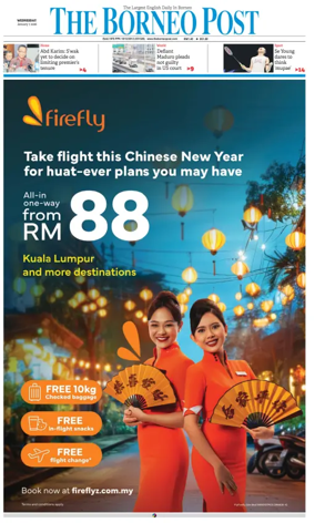 Cover of The Borneo Post