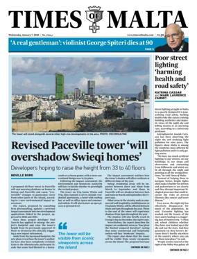 Cover of Times of Malta