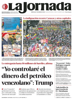 Cover of La Jornada