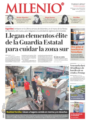 Cover of Milenio Tamaulipas