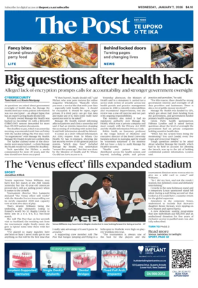 Cover of The Dominion Post