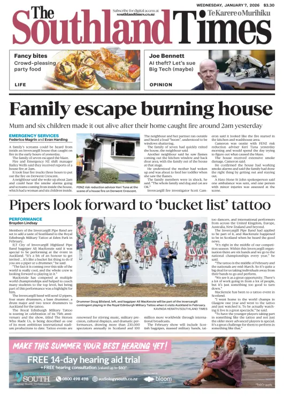 Cover of The Southland Times