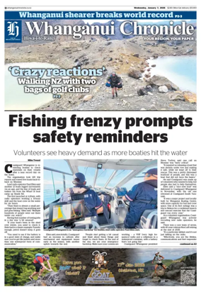 Cover of Wanganui Chronicle