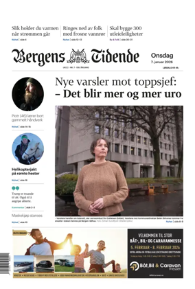 Cover of Bergens Tidende