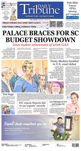 Cover of Daily Tribune (Philippines)