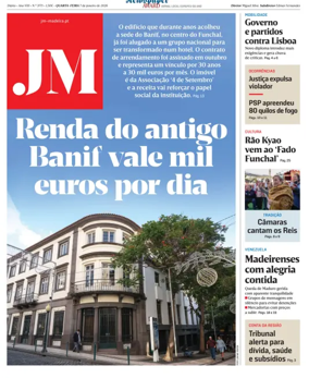 Cover of Jornal Madeira