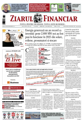 Cover of Ziarul Financiar