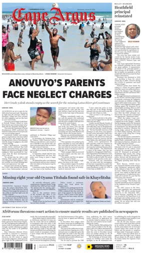 Cover of Cape Argus