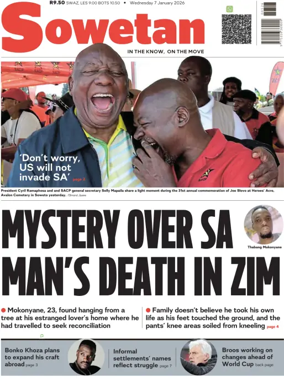 Cover of Sowetan