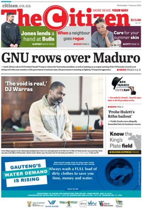 Cover of The Citizen (Gauteng)