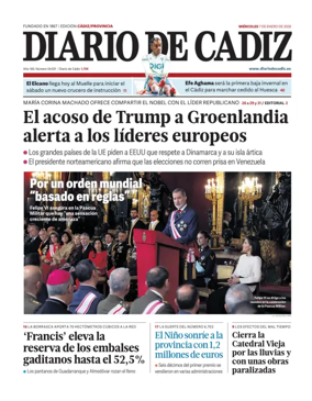 Cover of Diario de Cadiz