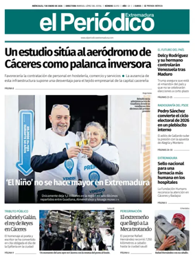 Cover of El Periódico Extremadura
