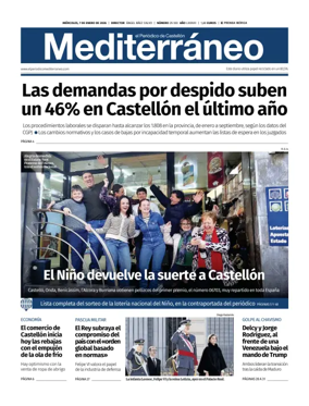 Cover of El Periodico Mediterraneo