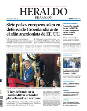 Cover of Heraldo de Aragon