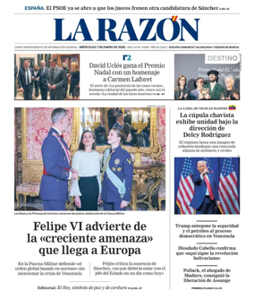 Cover of La Razon (Levante)