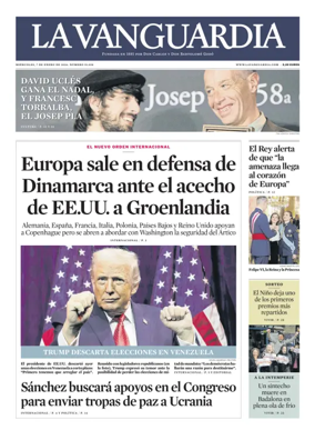 Cover of La Vanguardia