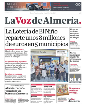 Cover of La Voz de Almería