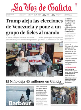 Cover of La Voz de Galicia (Carballo)