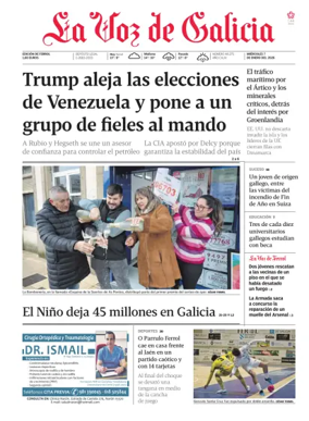 Cover of La Voz de Galicia (Ferrol)