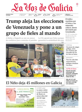 Cover of La Voz de Galicia (Monforte)