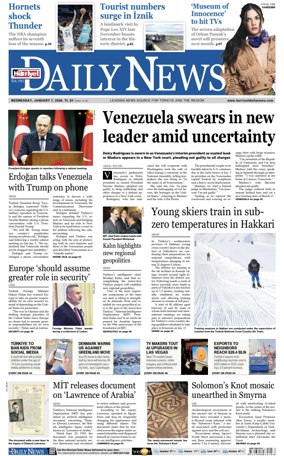 Cover of Hurriyet Daily News & Economic Review