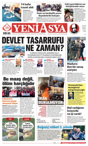 Cover of Yeni Asya