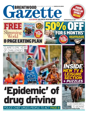 Cover of Brentwood Gazette