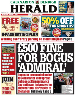 Cover of Caernarfon Herald