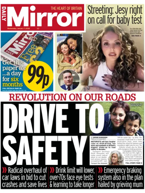 Cover of Daily Mirror