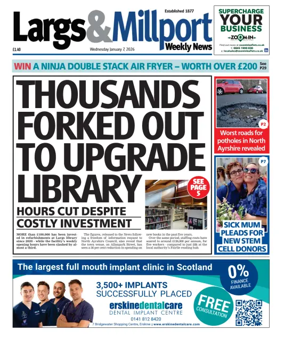 Cover of Largs & Millport Weekly News