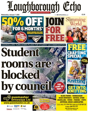 Cover of Loughborough Echo