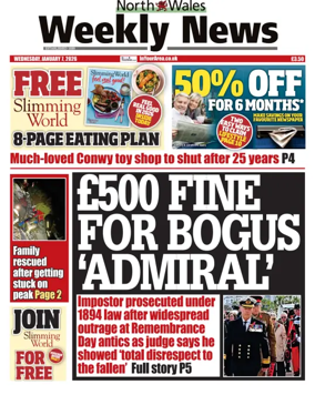 Cover of North Wales Weekly News