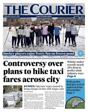 Cover of The Courier & Advertiser (Angus and Dundee)