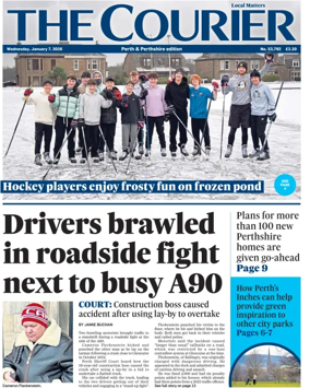 Cover of The Courier & Advertiser (Perth and Perthshire Edition)