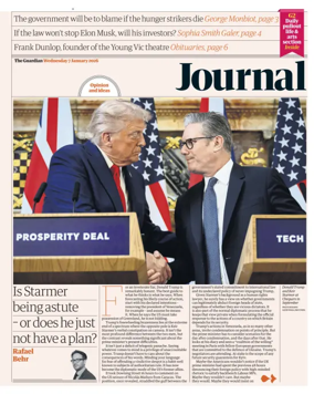 Cover of The Guardian e-paper Journal