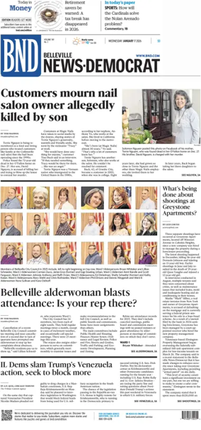 Cover of Belleville News-Democrat