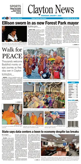 Cover of Clayton News