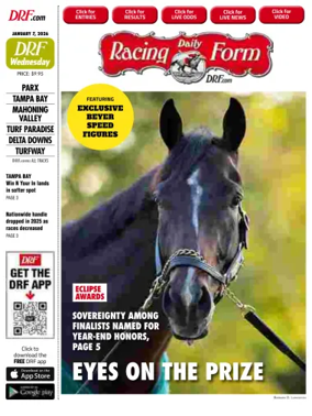 Cover of Daily Racing Form National Digital Edition