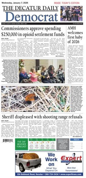 Cover of The Decatur Daily Democrat