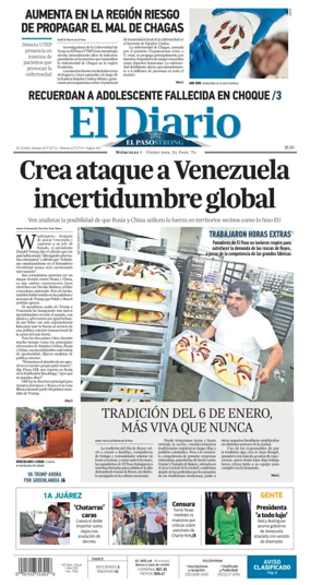 Cover of El Diario de El Paso