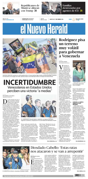 Cover of El Nuevo Herald