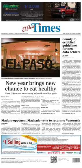 Cover of El Paso Times