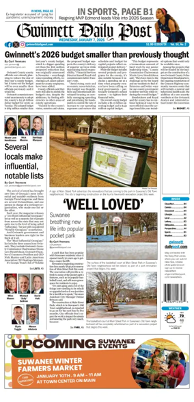 Cover of Gwinnett Daily Post