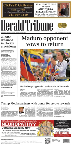 Cover of Herald-Tribune